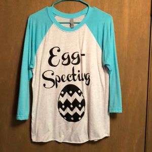 Maternity baseball tee